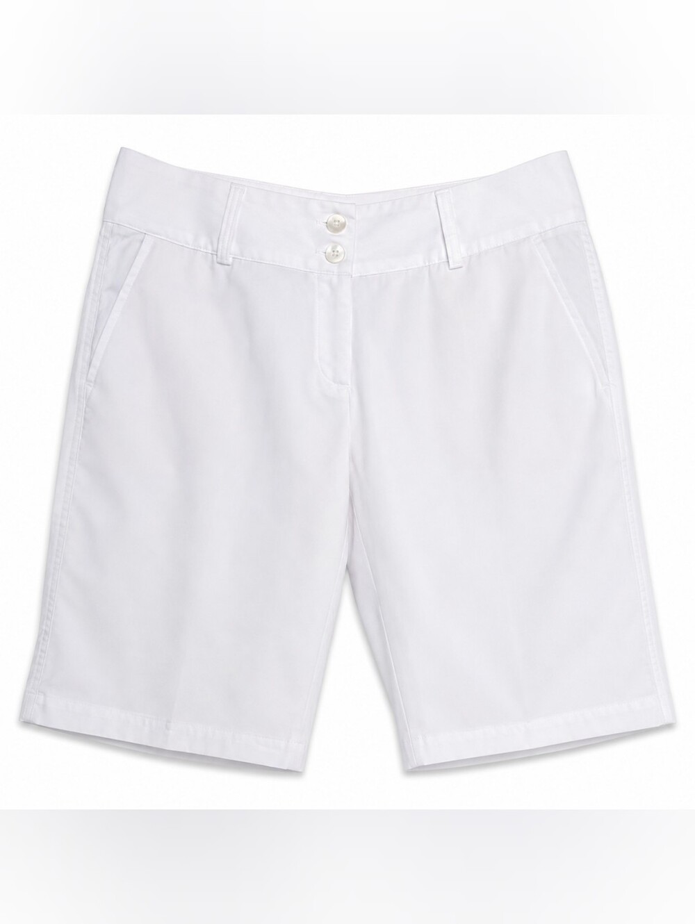 Adidas ClimaCool Women's White Golf Bermuda Shorts Size 8